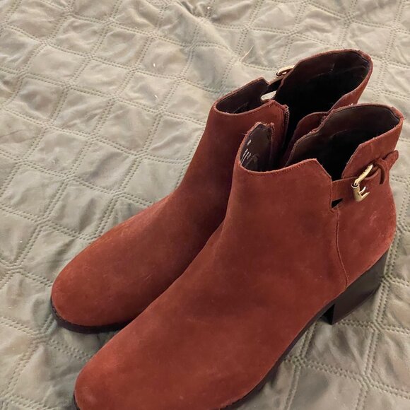 New Cole Haan Haidyn bootie scotch suede 10 B - Picture 4 of 10